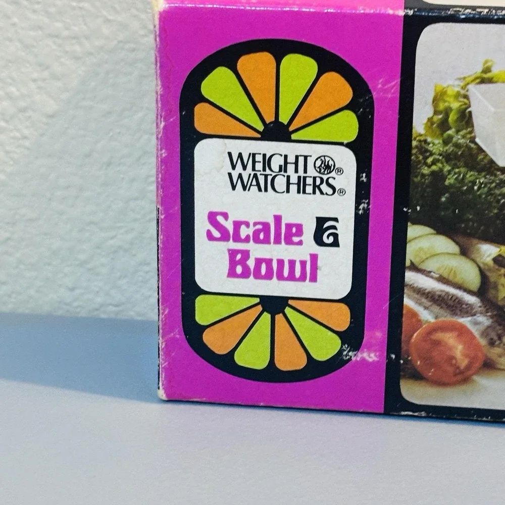 Weight Watchers 1973 Scale And Bowl‎ New In Box Works Great